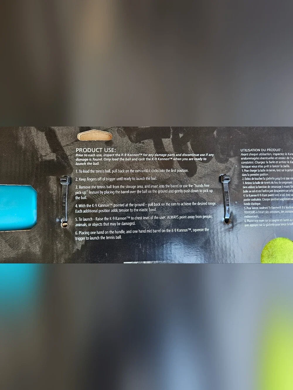 ​NIB Hyper Pet K-9 Kannon Tennis Ball Launcher Dog Toy - Includes 3 Balls